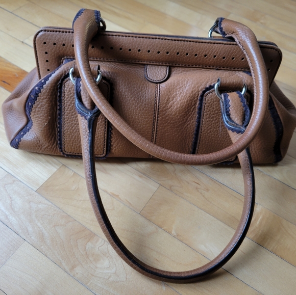 Ann Taylor Loft caramel purse - Picture 4 of 12
